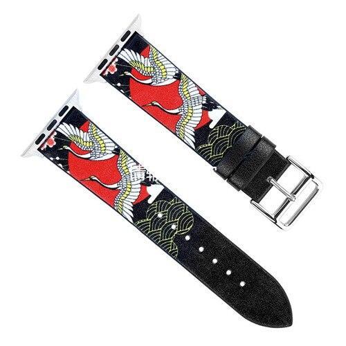 Leather strap for apple watch band 42mm 44mm correa iwatch series 4/3/2/1 40mm 38mm wrist watchband belt
