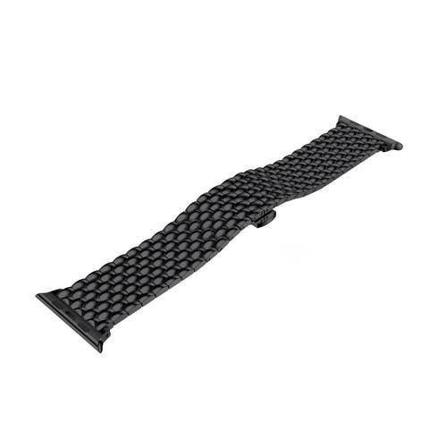 Stainless Steel Strap For Apple Watch band 42mm/38mm Butterfly buckle iwatch 3/2/1 wrist band bracelet smart watch belt