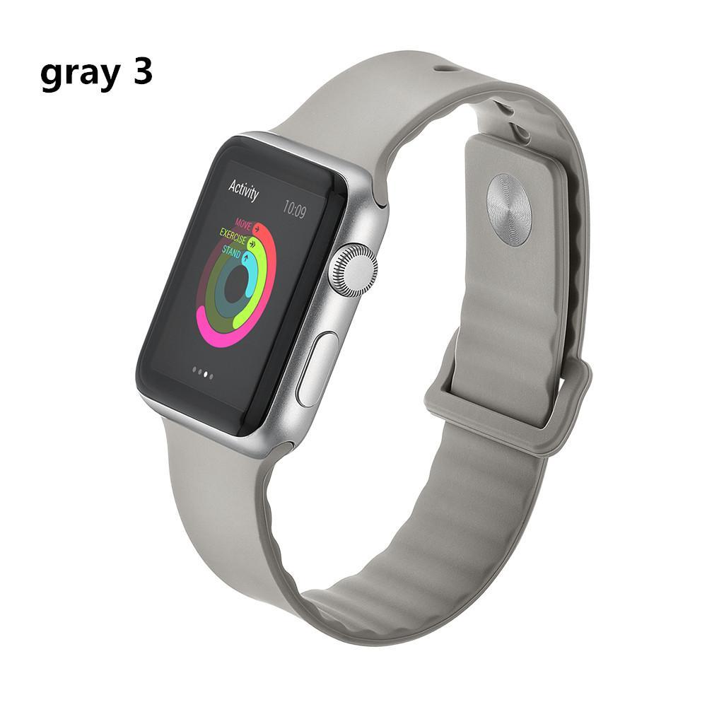 Sport For Apple Watch band 42mm 38mm iwatch series 5 4 3 2 1 wrist bands link Bracelet Rubber watchband belt fashion correa