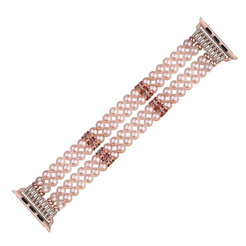 Natural agate band For Apple watch 4 44MM/40mm strap iwatch 4 3 2 1 42mm/38mm diamond wrist Bracelet women fashion belt