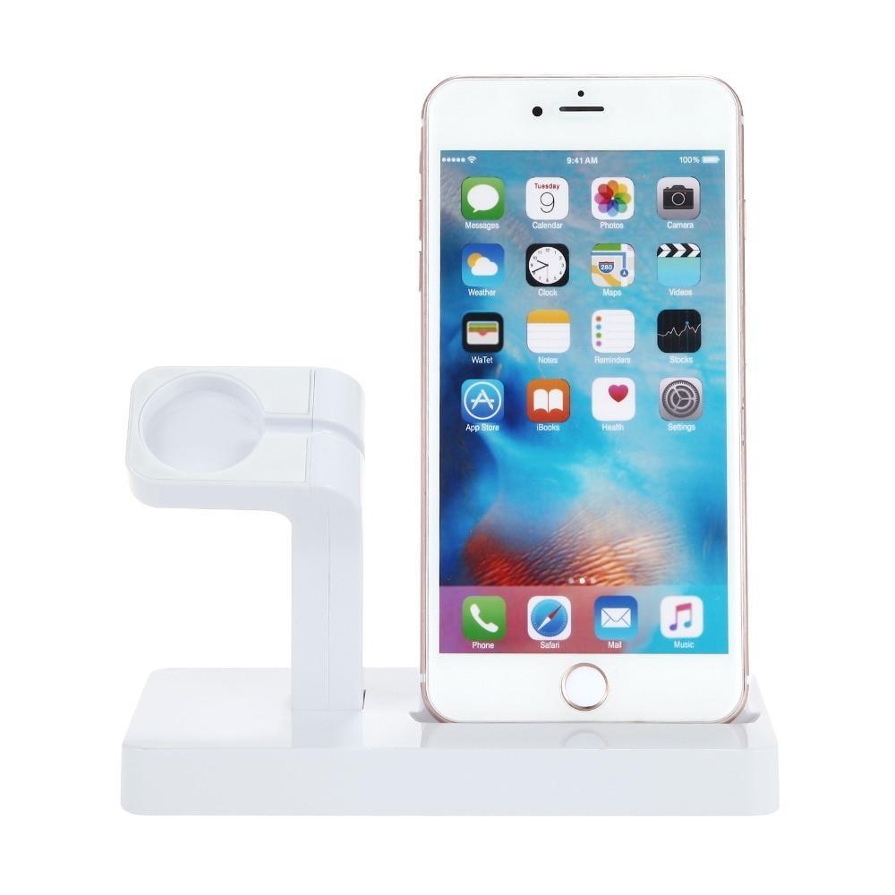 Watch Accessories For Apple watch 5 4 3 44mm 40mm iwatch 42mm 38mm charger Holder IPhone X 8 7/8 Plus 6S station