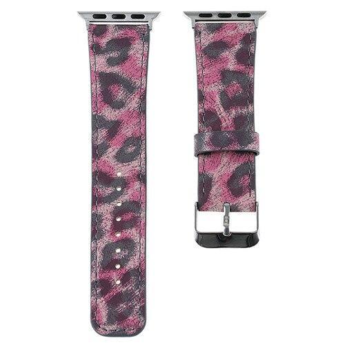 Leather strap For Apple Watch band 42mm 38mm Leopard Iwatch series 3 2 1 wrist bands bracelet belt watchband straps