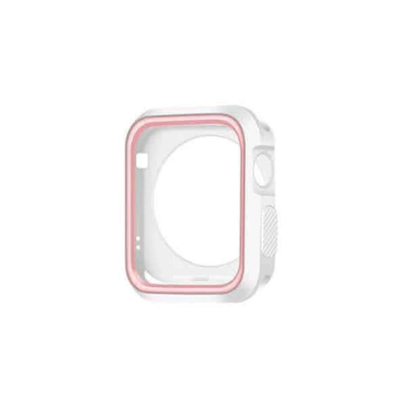 PC Case cover For Apple Watch band apple watch 4 3 5 44mm 40mm iwatch series 3 2 1 42mm/38mm protective silicone protector shell
