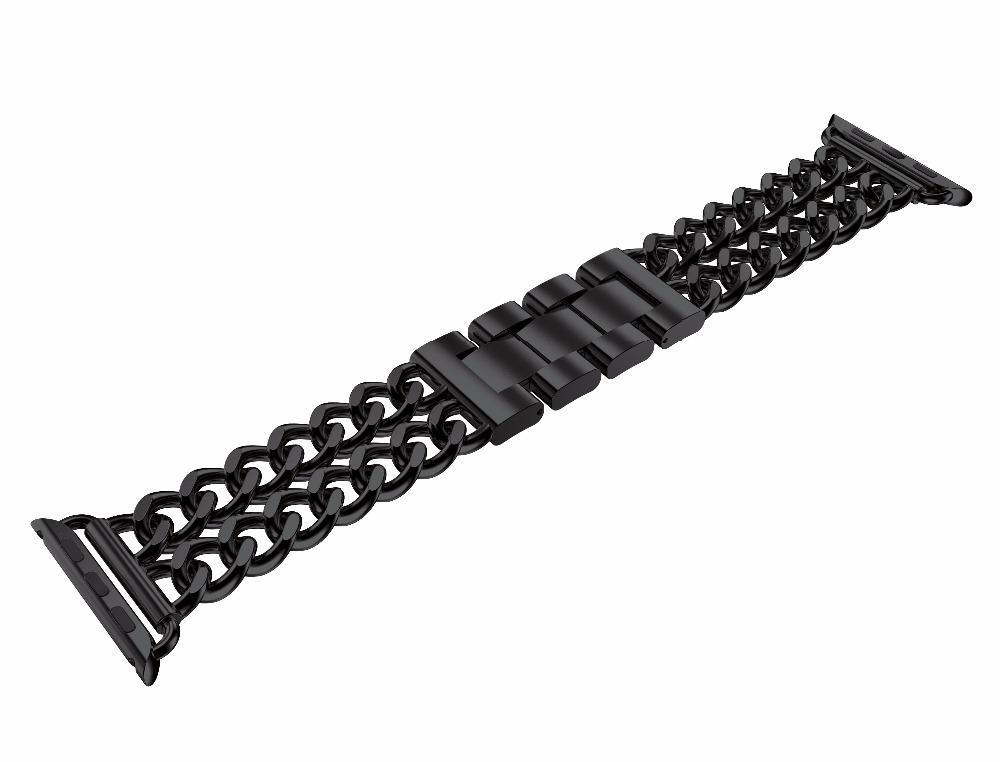 Stainless Steel strap For Apple Watch series 4 band 44mm 40mm iWatch 3 2 1 42mm/38mm Link Bracelet Wrist watchband belt