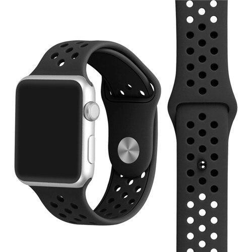 Sport strap For Apple Watch band pulseira apple watch 4 3 5 band 44mm/40mm iwatch 2/1 42mm/38mm silicone bracelet belt correa