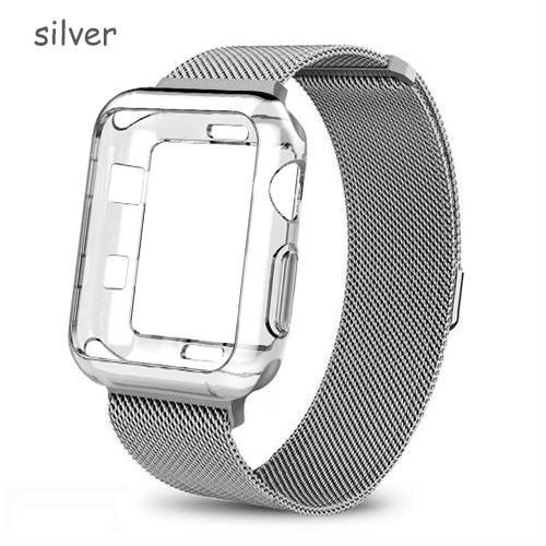 Mlianese Loop case+strap For Apple Watch band pulseira apple watch 4 3 5 band 44mm 40mm iwatch band 42mm 38mm correa bracelet