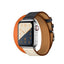 Double tour Leather strap For apple watch band apple watch 5 4 3 band 40mm 44mm correa iwatch 5 42mm 38mm watchband belt