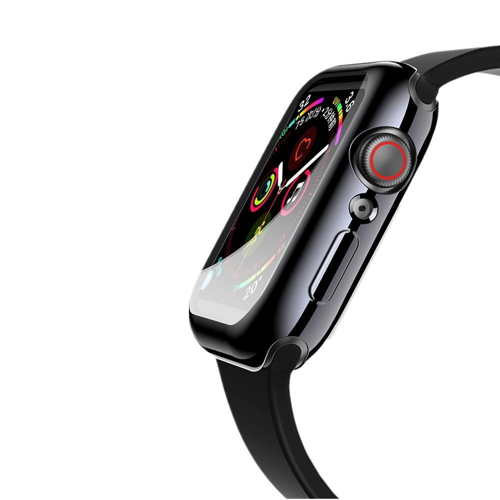 Cover Case For Apple Watch band 44mm/40mm apple watch 5 4 3 band 42mm/38mm iwatch screen protector silicone protective bumper