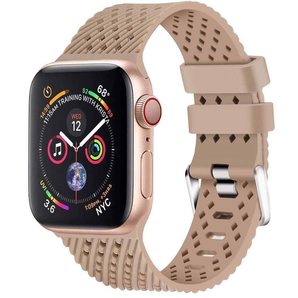 Silicone Strap For Apple watch band apple watch 5 4 3 band 44mm 40mm iwatch band 42mm 38mm correa 3D Texture watchband bracelet