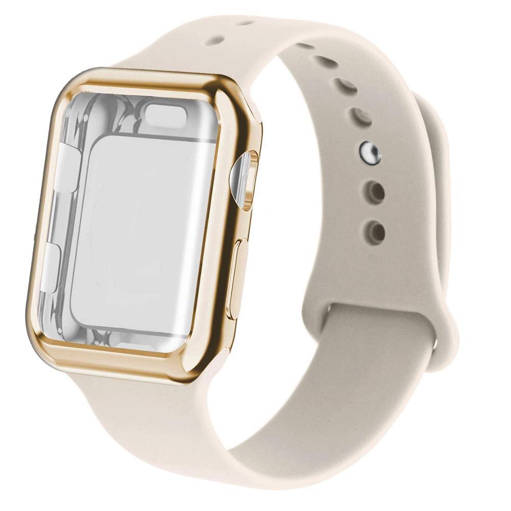 Case+strap For apple watch band apple watch 5 4 3 band 44mm 40mm 42mm 38mm iwatch band 5 correa bracelet watchband Belt