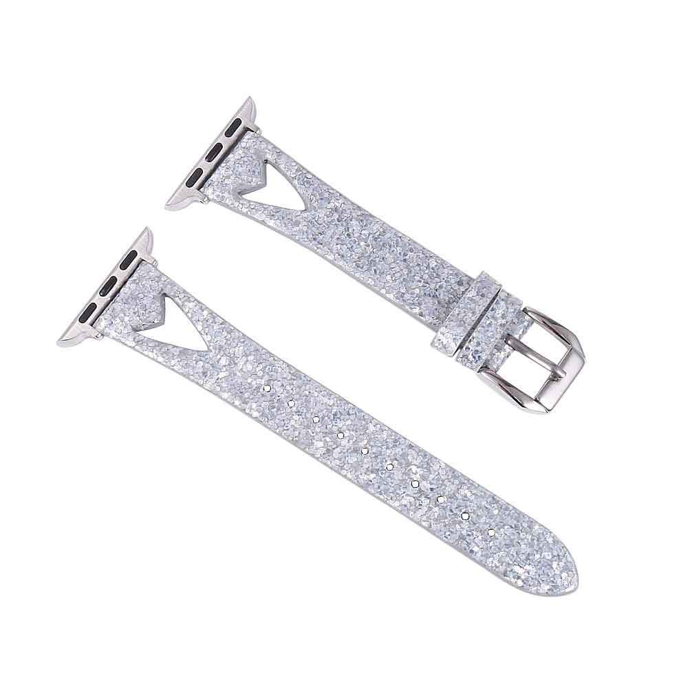 Leather Strap For Apple watch band 40mm 44mm iwatch band 38mm 42mm Shining Genuine Leather strap apple watch 4 3 2 1 Accessories