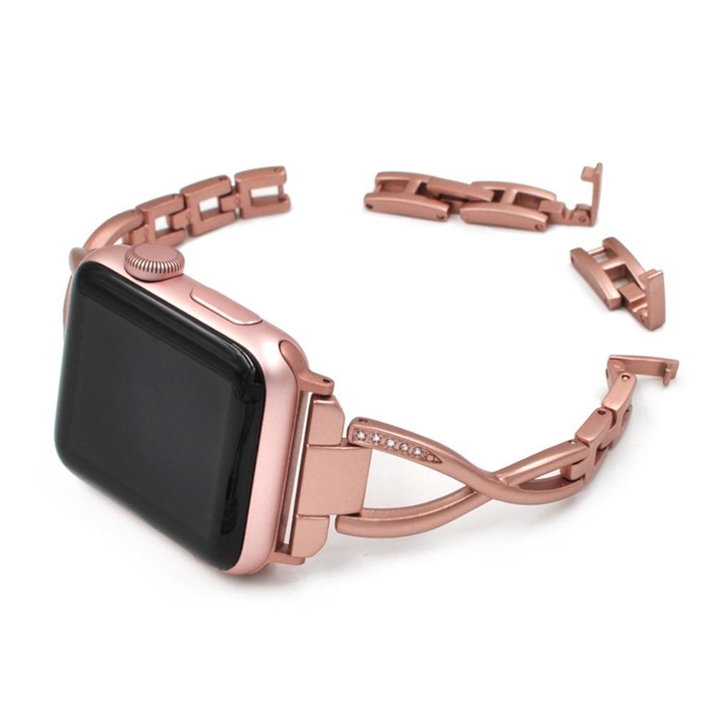 Diamond strap for apple watch band 5 4 44mm 40mm iwatch band watchband+Diamond case cover and Screen Protector