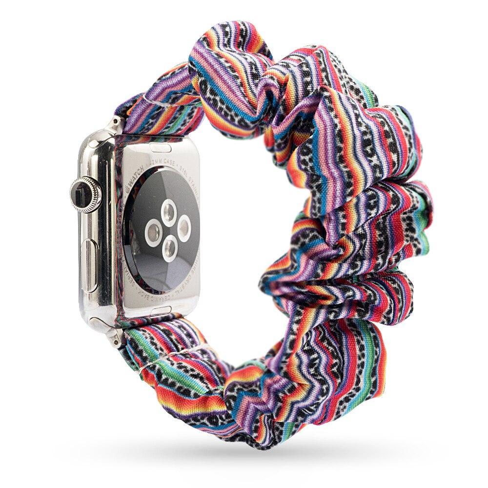 Elastic Strap for apple watch band 44mm 40mm apple watch 5 4 3 2 1 iwatch band 42mm 38mm women bracelet watchband Accessories