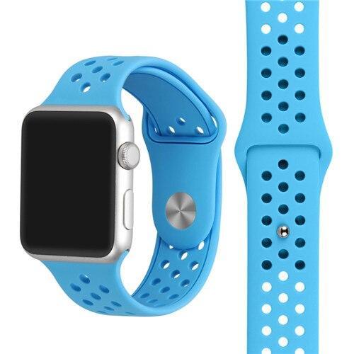 Sport strap For Apple Watch band pulseira apple watch 4 3 5 band 44mm/40mm iwatch 2/1 42mm/38mm silicone bracelet belt correa