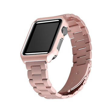 Case+strap for Apple watch band 4 44mm 40mm iWatch 3 band 42mm/38 mm Stainless steel metal bracelet watchband+watch case cover