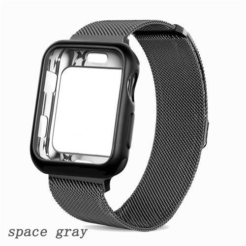 Mlianese Loop case+strap For Apple Watch band pulseira apple watch 4 3 5 band 44mm 40mm iwatch band 42mm 38mm correa bracelet