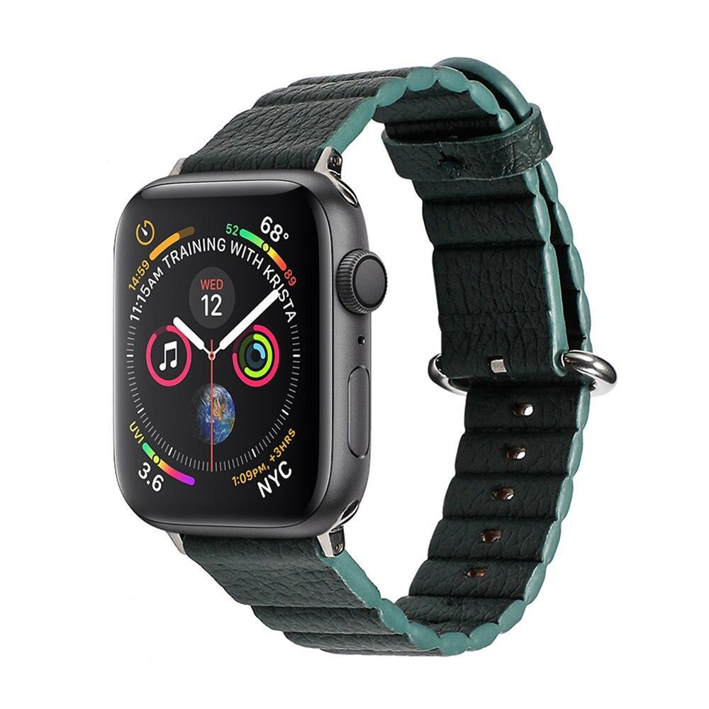 Leather loop strap For Apple watch 5 4 3 band 44mm 40mm iwatch band 38mm 42mm correa Genuine leather belt watchband bracelet