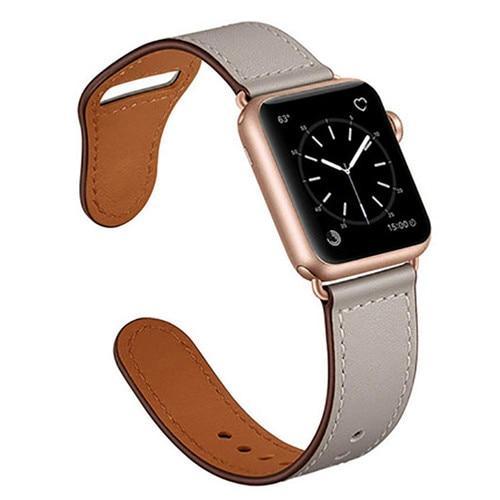 Leather strap For apple watch band pulseira apple watch 5 4 3  band 44mm/40mm iwatch band 42mm/38mm correa bracelet watchband
