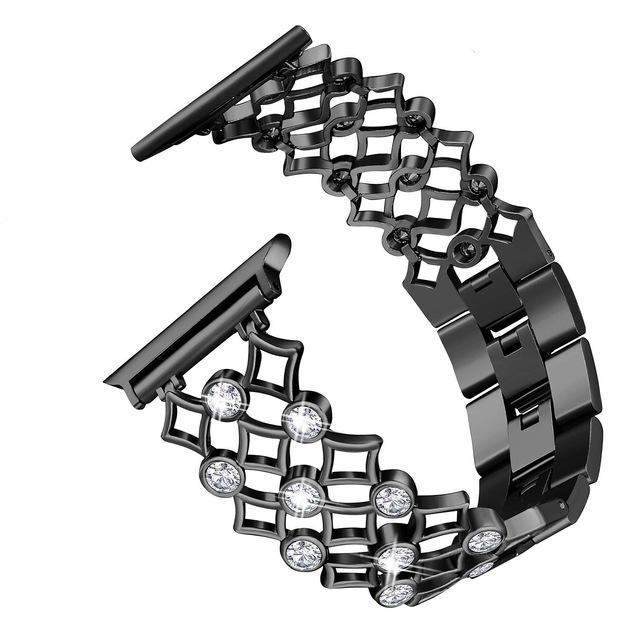 women Diamond watch Band for apple Watch 4 3 5 40mm 44mm 38mm 42mm Stainless Steel strap iwatch Series 4 3 5 Wrist band Bracelet