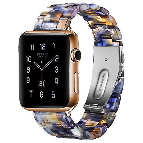 Resin strap For Apple watch band 44 mm 40mm iwatch band 42mm 38mm stainless steel buckle Watchband bracelet Apple watch 5 4 3 21