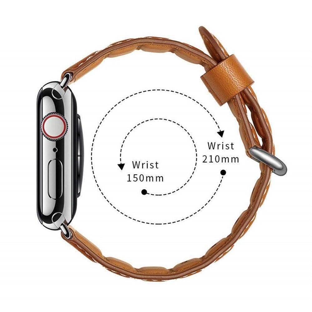 Genuine leather strap for apple watch band 42mm 38mm 44mm 40mm iwatch series 4 3 2 1 accessories replacement bracelet clock belt