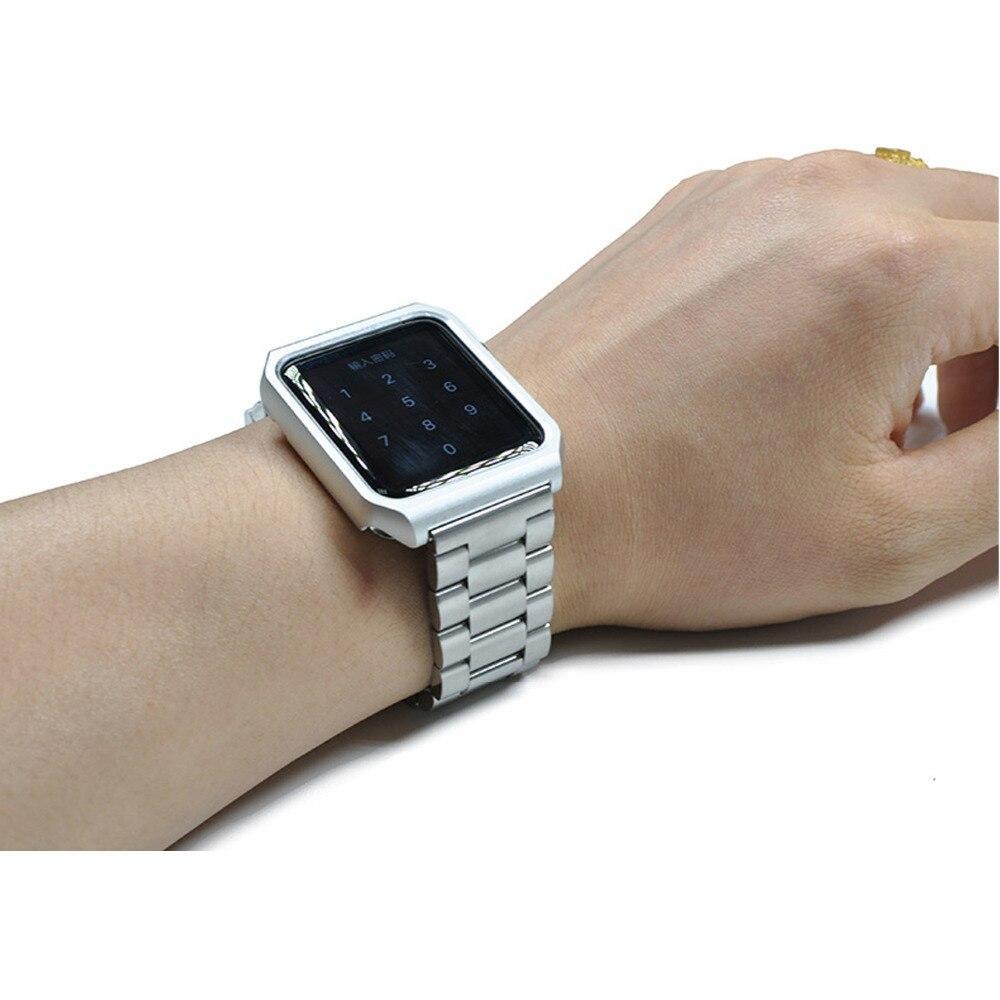 Case+strap for Apple watch band 4 44mm 40mm iWatch 3 band 42mm/38 mm Stainless steel metal bracelet watchband+watch case cover