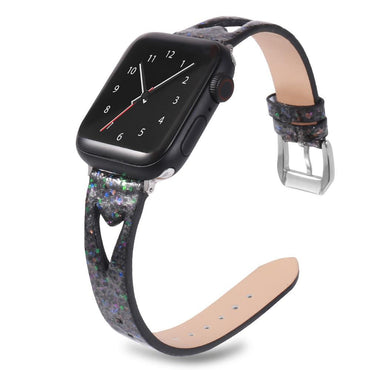 Leather Strap For Apple watch band 40mm 44mm iwatch band 38mm 42mm Shining Genuine Leather strap apple watch 4 3 2 1 Accessories