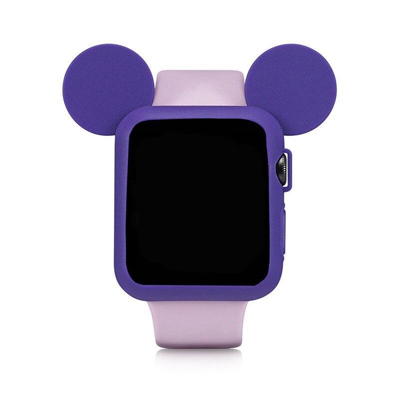 Apple Watch band apple watch 4 3 5 44mm/40mm iWatch band 42mm/38mm Mouse ears Cute cartoon protective shell