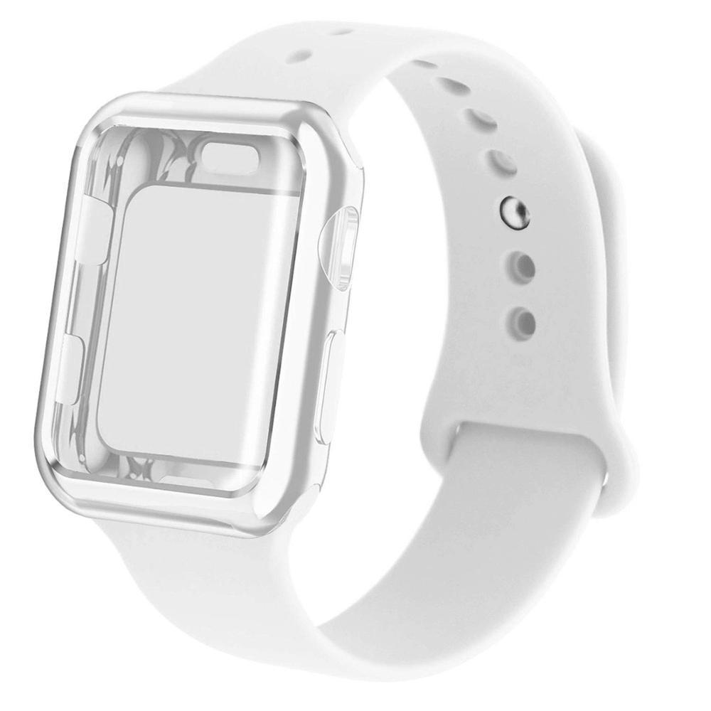Case+strap For apple watch band apple watch 5 4 3 band 44mm 40mm 42mm 38mm iwatch band 5 correa bracelet watchband Belt