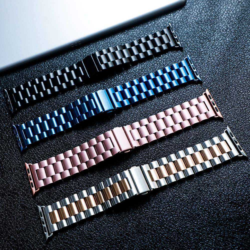 2 Pcs strap for Apple watch band 44 mm 40mm iWatch band 42mm 38 mm Stainless steel bracelet+Milanese Loop Apple watch 5 4 3 2 1