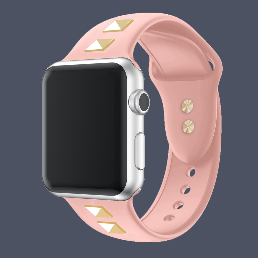 Silicone Strap For apple watch band apple watch 5 4 3 44mm 40mm iwatch band 42mm/38mm correa punk rivet bracelet watchband