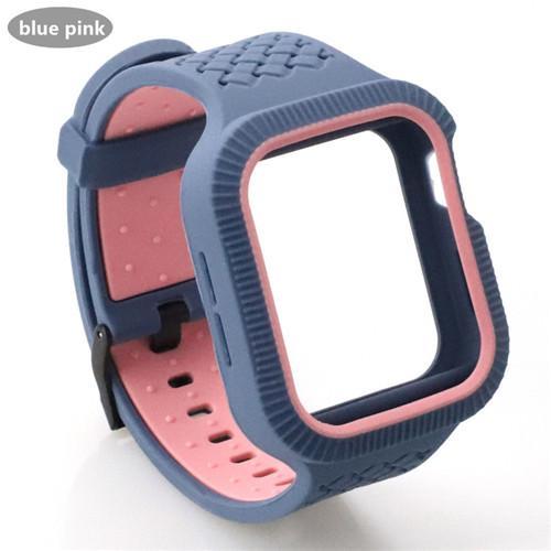 Weave case+strap For apple watch band pulseira apple watch 5 4 band 44 mm/40mm iwatch band 4 5 correa bracelet watchband belt