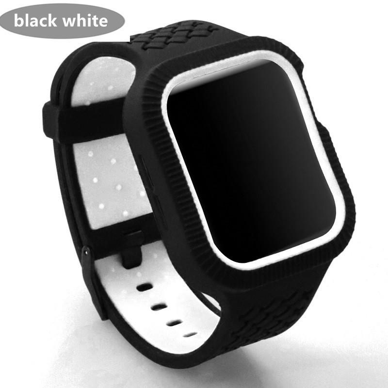 Weave case+strap For apple watch band pulseira apple watch 5 4 band 44 mm/40mm iwatch band 4 5 correa bracelet watchband belt