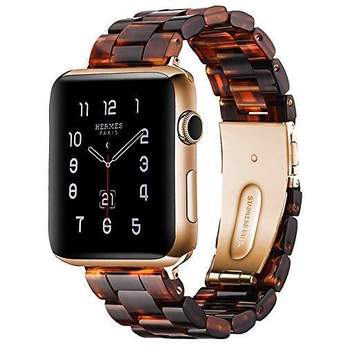 Resin strap For Apple watch band 44 mm 40mm iwatch band 42mm 38mm stainless steel buckle Watchband bracelet Apple watch 5 4 3 21