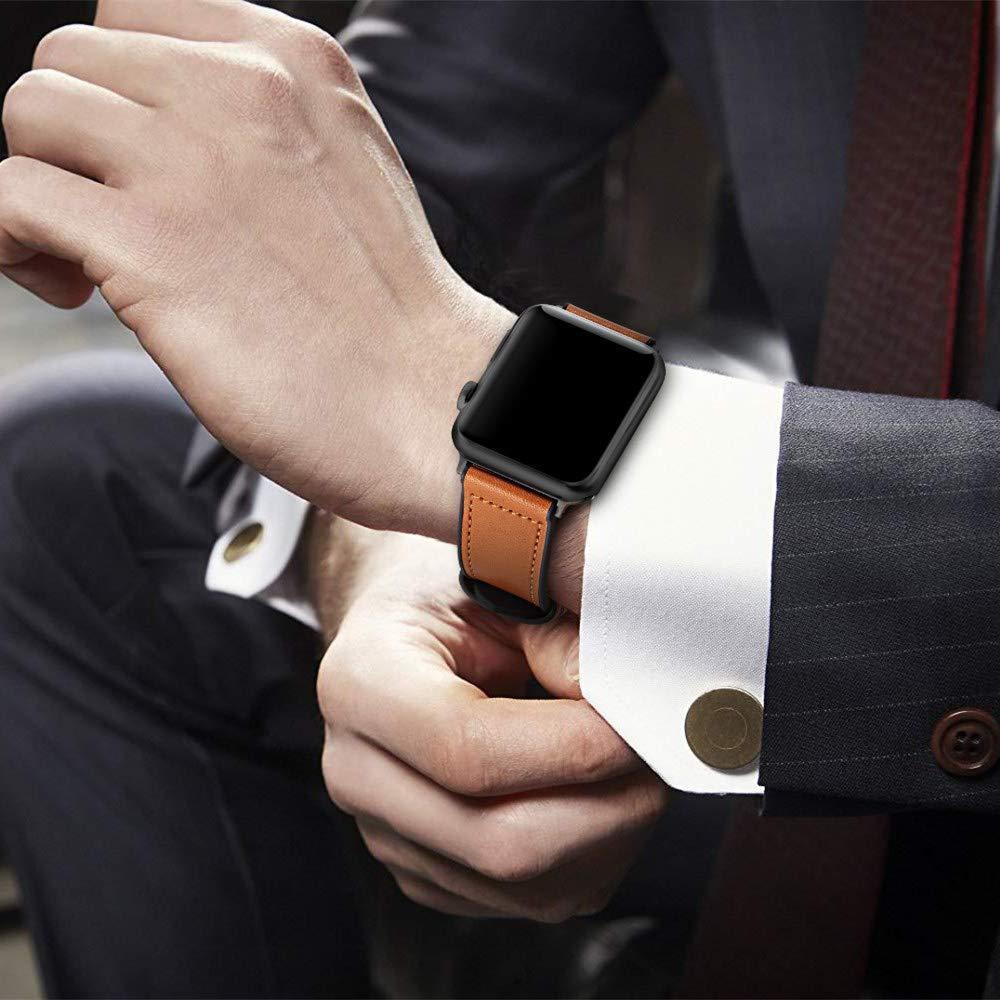 Silicone+Leather strap for Apple watch 5 band 44mm 40mm iWatch band 42mm 38mm Leather watchband bracelet Apple watch 4 3 2 1 44