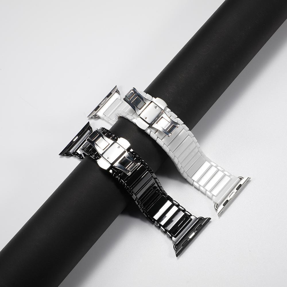 Ceramic Strap For Apple Watch Band apple watch 5 4 3 44mm/40mm iwatch band 42mm/38mm correa Link Bracelet belt watch Accessories