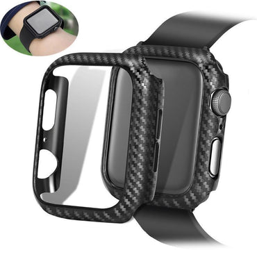 Cover Case For Apple Watch case apple watch 4 3 5 2 clock 44 mm/40mm appel watch iwatch  42mm 38mm Protective Frame Carbon cover