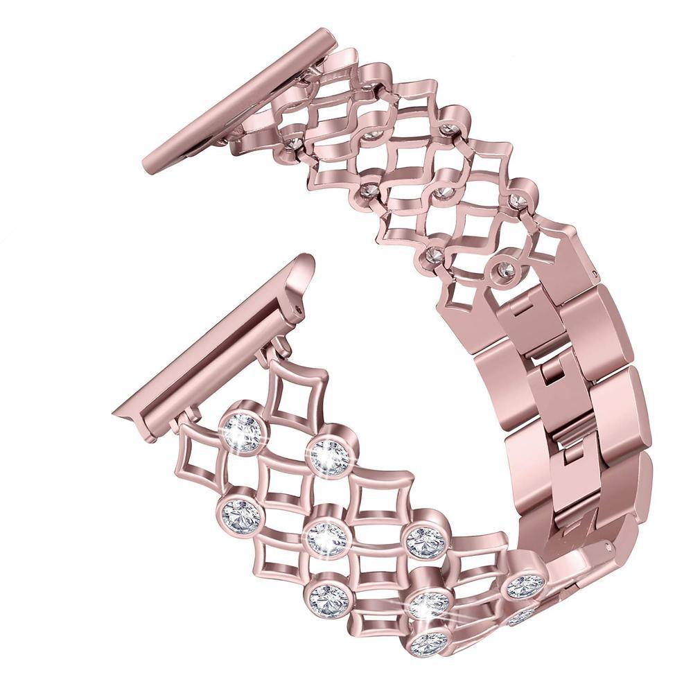 women Diamond watch Band for apple Watch 4 3 5 40mm 44mm 38mm 42mm Stainless Steel strap iwatch Series 4 3 5 Wrist band Bracelet