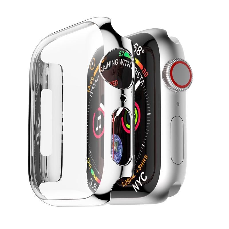 Case cover For Apple Watch band apple watch 5 4 3 case 42mm 38mm appel watch iwatch 4 3 2 1 44 mm/40mm Screen protector cover