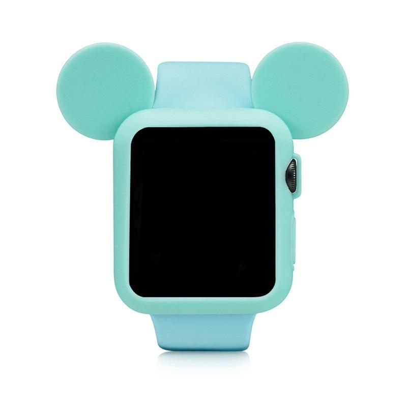 Apple Watch band apple watch 4 3 5 44mm/40mm iWatch band 42mm/38mm Mouse ears Cute cartoon protective shell