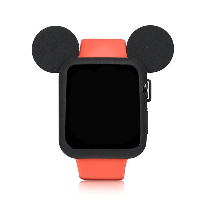 Apple Watch band apple watch 4 3 5 44mm/40mm iWatch band 42mm/38mm Mouse ears Cute cartoon protective shell