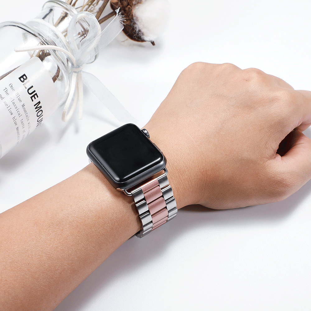 Strap For Apple Watch band 44mm/40mm apple watch 5 4 3 band iwatch band 42mm/38mm Stainless Steel correa Bracelet watchband