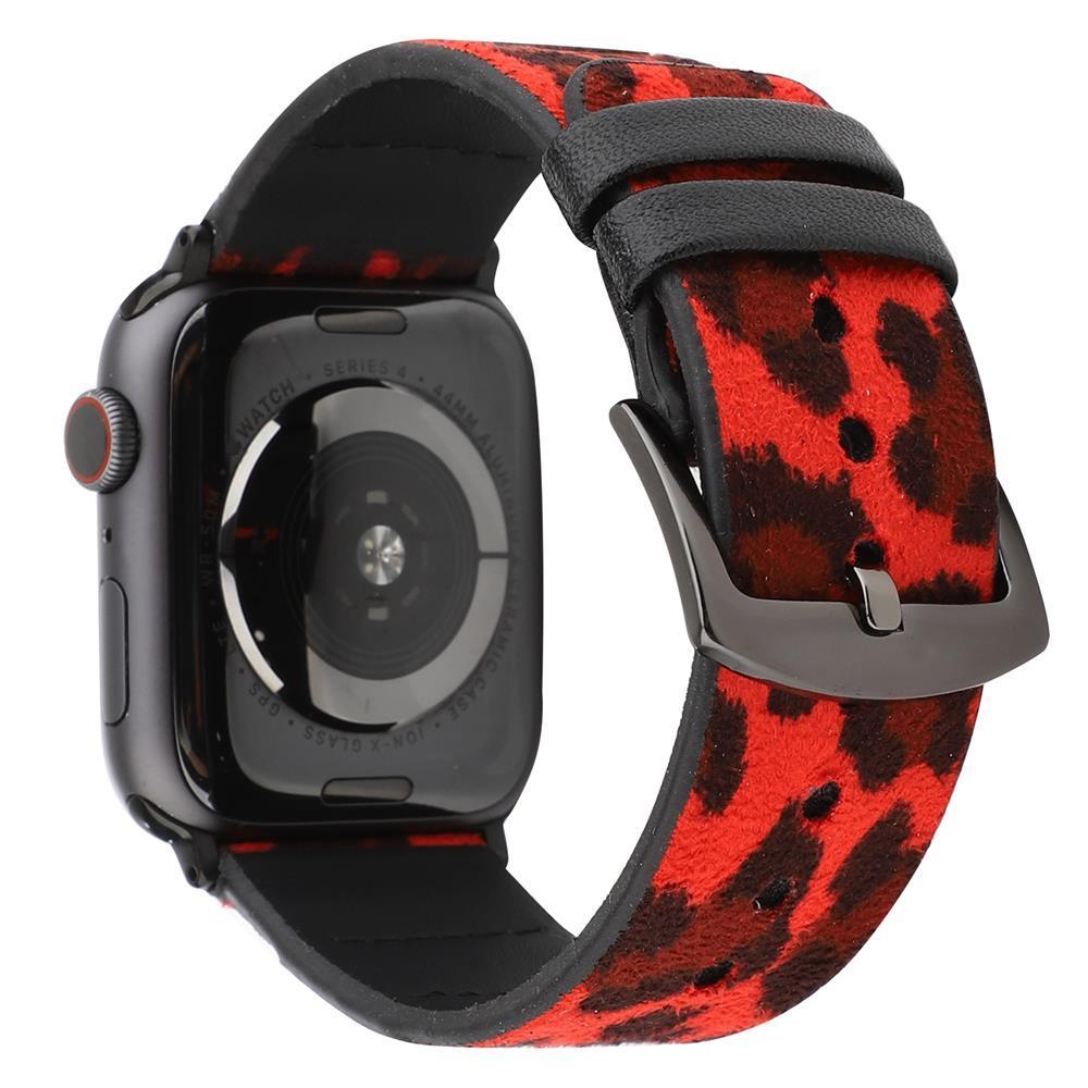 Genuine Leather strap for Apple watch band 44 mm 40mm iwatch band 42mm 38mm Leopard bracelet watchband for Apple watch 4 3 2 1