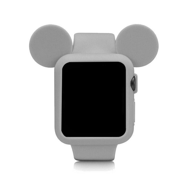 Apple Watch band apple watch 4 3 5 44mm/40mm iWatch band 42mm/38mm Mouse ears Cute cartoon protective shell