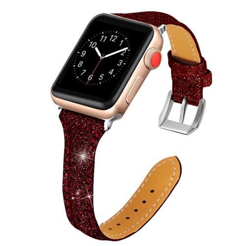 Leather Strap for Apple watch band 38mm 42mm iWatch band 40mm 44 mm Cow Leather watchband belt bracelet Apple watch 4 3 2 1