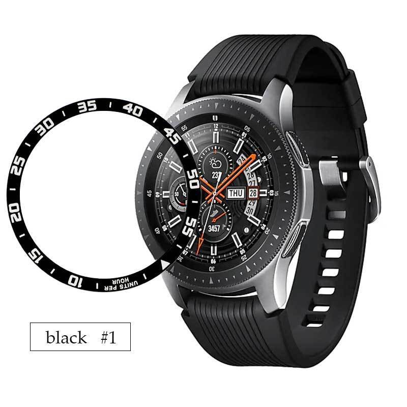 Gear S3 frontier Bezel For Samsung Galaxy Watch 46mm 42mm Gear S3 Classic Ring Adhesive watch case Cover Anti watch accessories