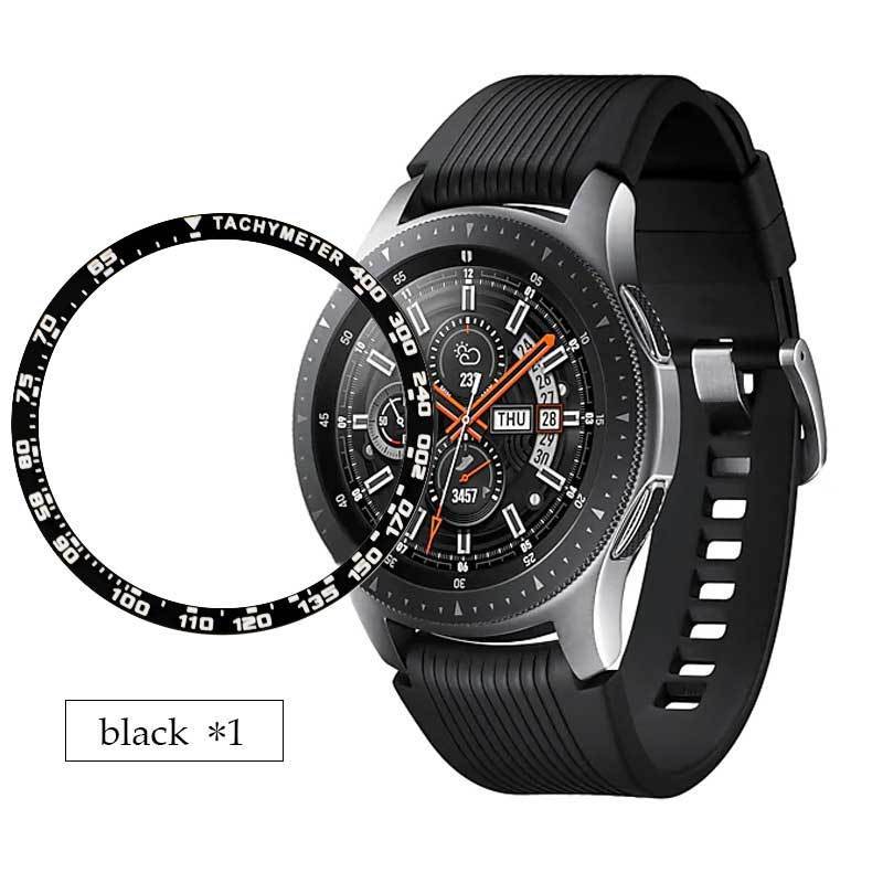 Gear S3 frontier Bezel For Samsung Galaxy Watch 46mm 42mm Gear S3 Classic Ring Adhesive watch case Cover Anti watch accessories