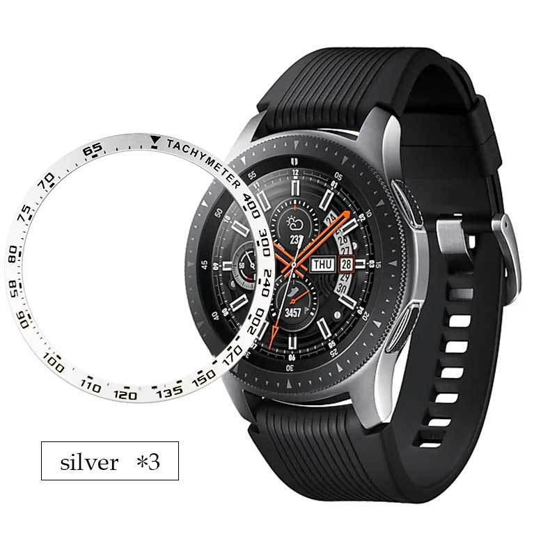 Gear S3 frontier Bezel For Samsung Galaxy Watch 46mm 42mm Gear S3 Classic Ring Adhesive watch case Cover Anti watch accessories