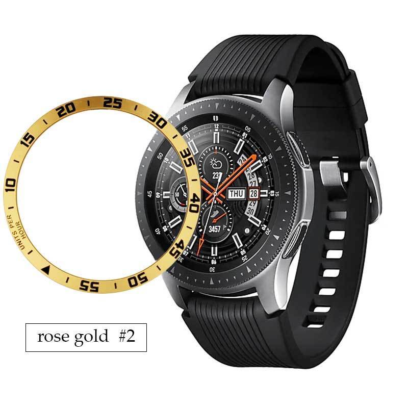Gear S3 frontier Bezel For Samsung Galaxy Watch 46mm 42mm Gear S3 Classic Ring Adhesive watch case Cover Anti watch accessories